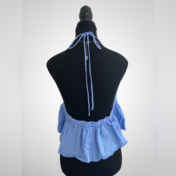 Garage - Cropped tie halter cami 🫐 - Picture 3 of 3